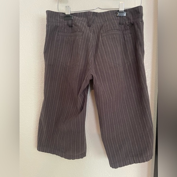 Brown striped Roxy shorts, Size 9 - Picture 2 of 3